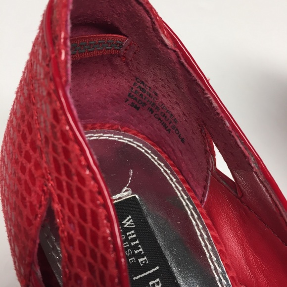 White House Black Market Callie Peep Toe Heel, 7.5 - Picture 3 of 8